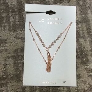 Rose gold necklace